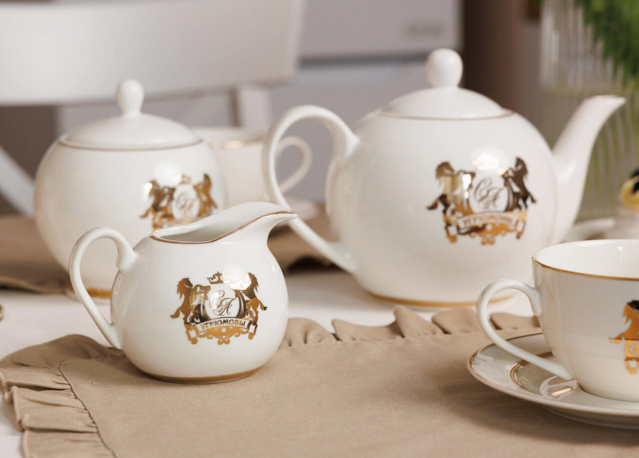 Чайный cервиз «Аристо золотой» на 6 персон